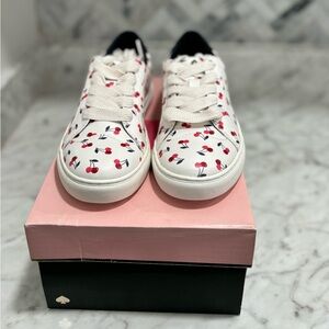 Kate Spade New York Dancing Cherries Sneakers BRAND NEW WITH BOX AND LACES